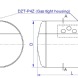 Cylindrical tank 4-hole - drawing